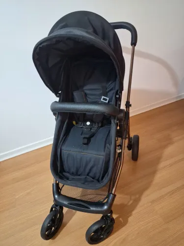 Carrinho de Bebê Napoli Bebê Conforto e Base Galzerano