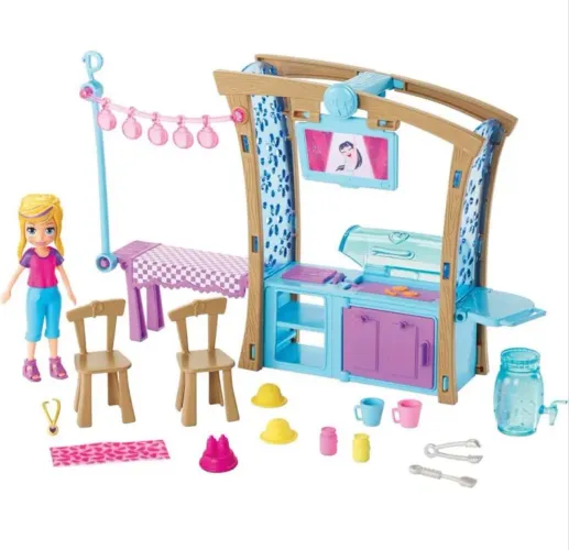 Polly Pocket Churrasco Divertido da Mattel