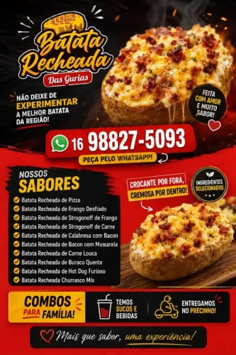 Batata Recheada E Marmita Das Gurias