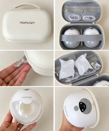 Momcozy M5 Dupla - Extratora Elétrica Hands Free - Pouquíssimo Uso + Estojo