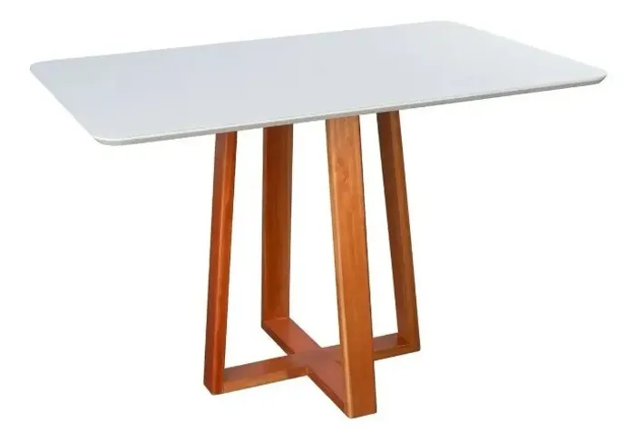Mesa de Jantar pérola com 4 cadeiras pérola R$ 3.800,00 (10x 423,00)