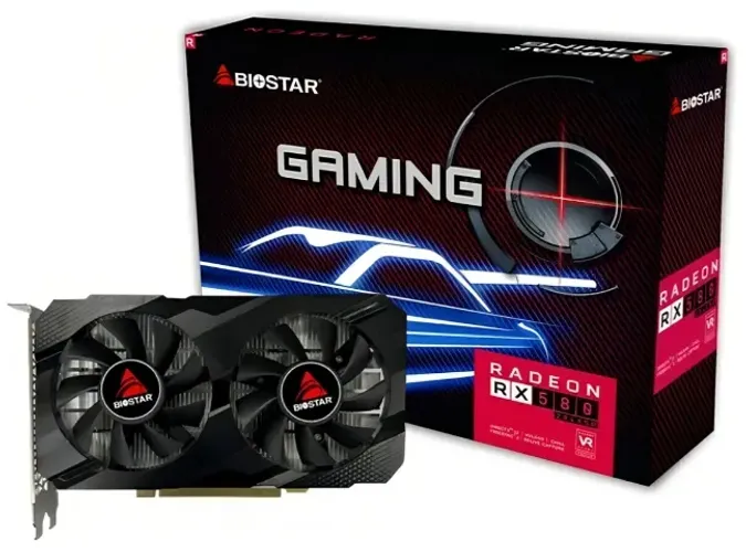 Placa de Vídeo Biostar AMD Radeon RX480, 8GB