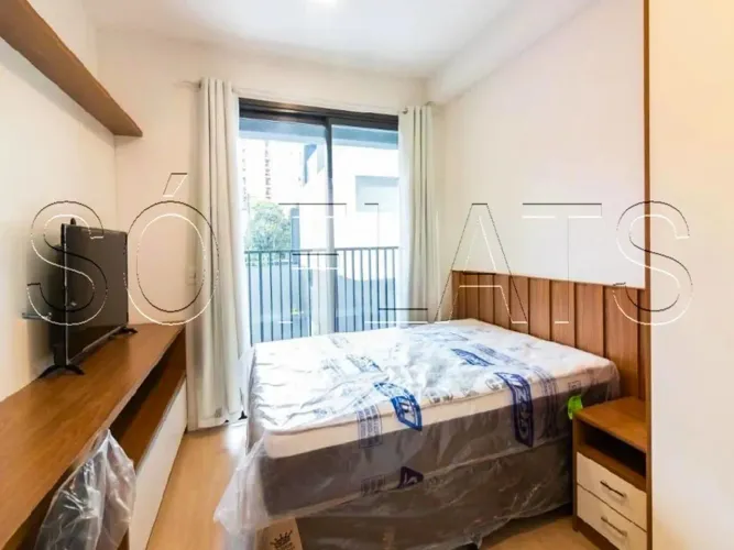 Studio Go Campo mobiliado no Campo Belo com varanda, lazer completo e alto potencial de in