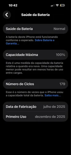 iPhone 16 zerado