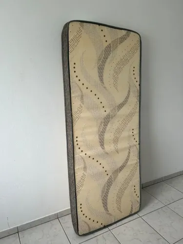 Colchão Solteiro Espuma 88x12x188cm D-20 Supreme Natural / Marrom