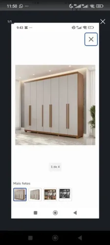 Guarda roupa de casal 7 Portas