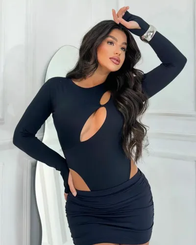 Body Cristal em poliamida Premium