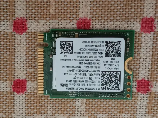 Nvme 256 GB Dell