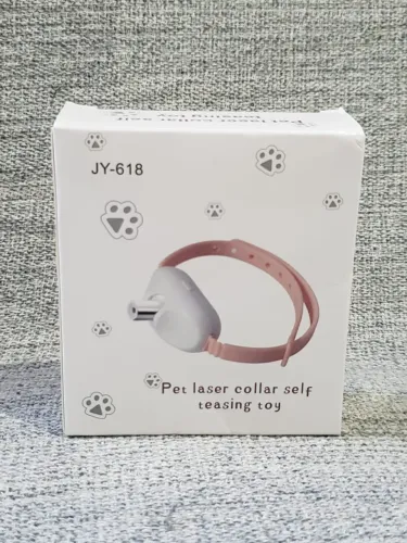 Coleira Ponteiro Laser Automática Para Gatos, Recarregável