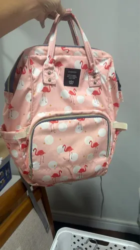 Mochila lequeen Feminina Flamingo