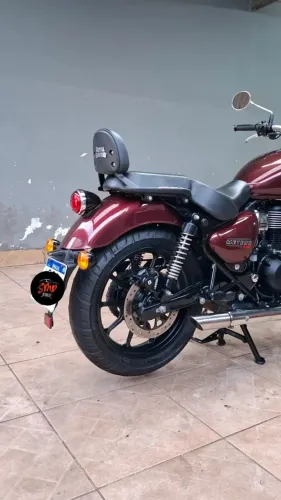 Royal Enfield Meteor 350 Stellar Red 2022/2023 | IPVA 2026 Pago | Acessórios Originais