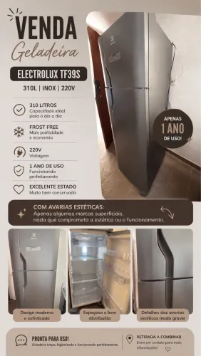 Geladeira Eletrolux semi nova 
