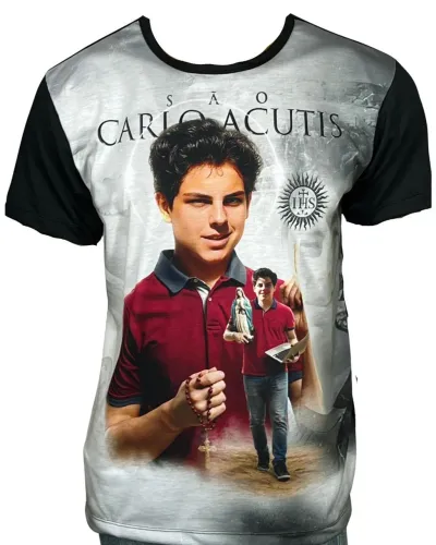 Camisa são Carlo acutis santo milenial