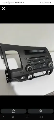 RADIO DO CARRO CIVIC 2007 A 2012