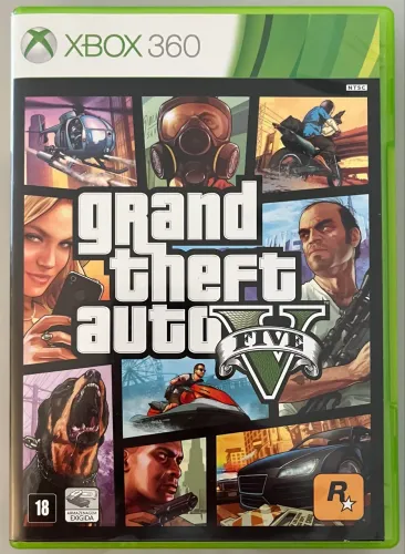 Lote Xbox 360 - GTA V Completo c/ Mapa + Metal Gear + Street Fighter + FIFA