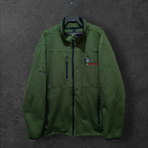 jaqueta masculina verde neoprene