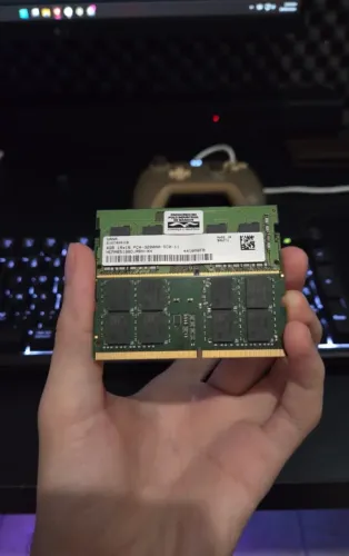 Memórias RAM 8 GB (4+4) Notebook DDR4