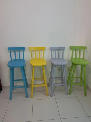 4 Bancos decorativos para Quiosque. R$ 300,00 cada.