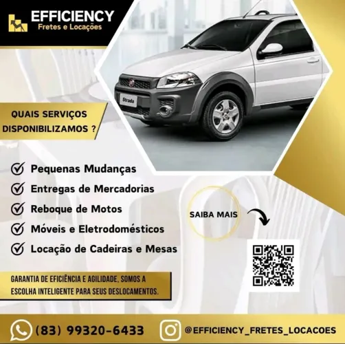 FRETE DISPONÍVEL para João Pessoa, Conde, Campina Grande, Recife, Natal, etc