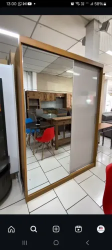 Guarda roupa Riva 100%mdf c/espelho novo a pronta entrega