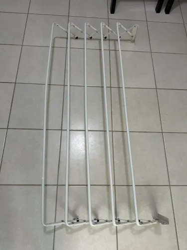 Varal de parede sanfonado
