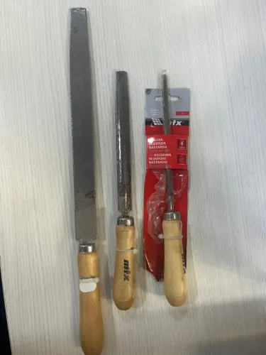 Kit com 3 Limas oxidada