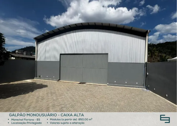 Aluguel de galpão na cidade de Marechal Floriano - ES