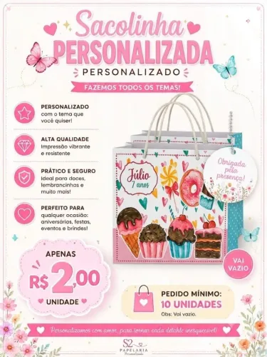 Sacolinhas Personalizadas 