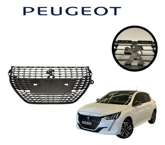 Grade Radiador Peugeot 208 21/24 Original Pg2907