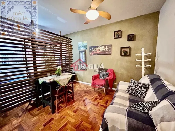Venda Apartamento Santos SP - mAr dOce lAr vista livre perto do Shopping Brisamar, no cora