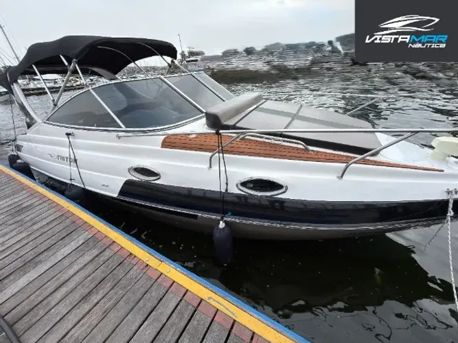 Lancha Triton 29.5 com motor 2024 (Ñ Focker, nx, fs, real, phantom, nhd, coral, ventura)