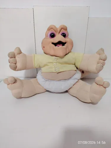 Boneco Pelucia Antigo Baby Familia Dinossauro