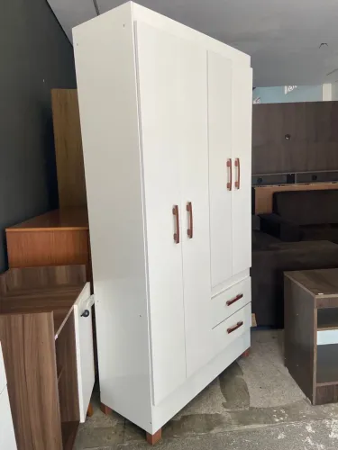Guarda roupa solteiro 4 portas direto da fábrica