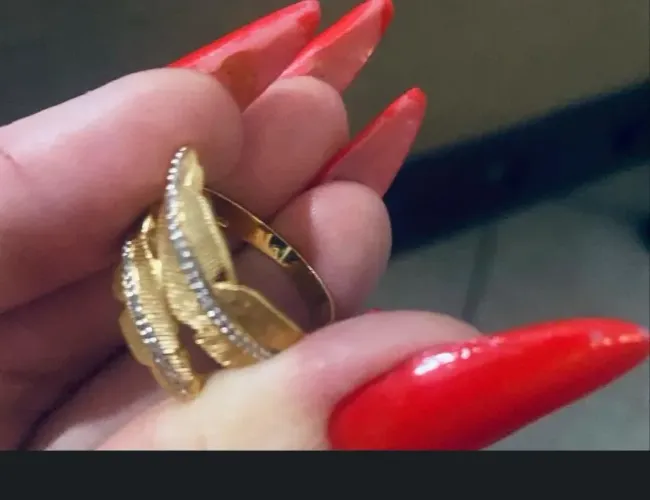 Anel de ouro 18 K