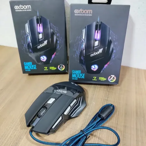 Mouse Gamer | 3200 DPI | 7 Botões | RGB