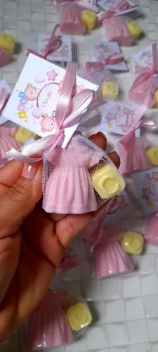 Lembrança infantil menina em sabonete 