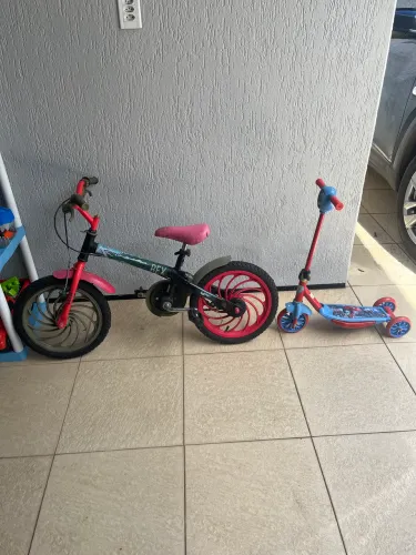 BICICLETA REX INFANTIL E PATINET