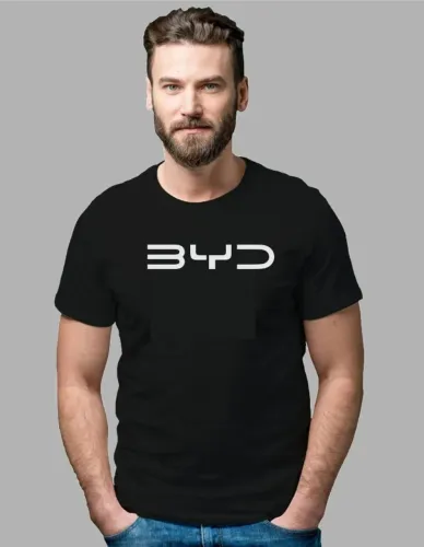 Camiseta Logo BYD Construa Seus Sonhos!