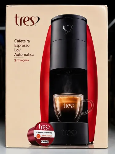 Cafeteira Espresso Três Corações LOV Automática - Nova na Caixa