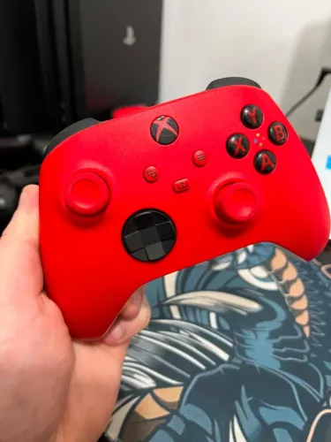 Controle Xbox Original Pulse Red (Vermelho)
