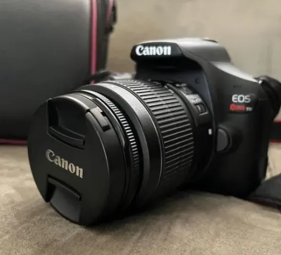 Canon Rebel T6 C lente 18-55mm