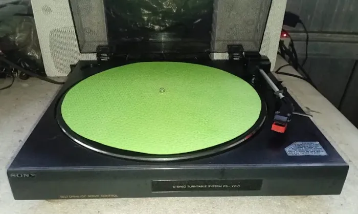 Toca Discos Sony Ps-lx21c Com Agulha - Funcionando