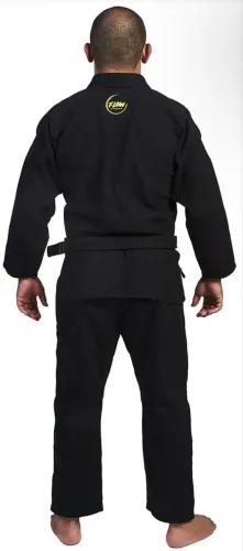 Kimono Koral Flow Trançado Jiu-jitsu Adulto Preto
