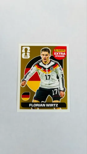 Figurinha Legend Ouro Florian Wirtz Panini Copa 2026 Original Estado Impecável