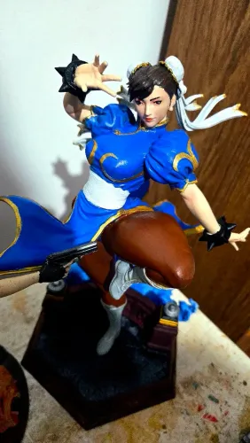 Chun-li pintada a mão 