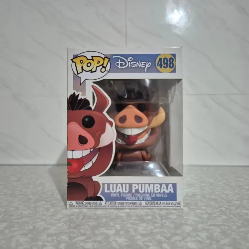 Funko Pop Luau Pumbaa N°498 O Rei Leão Disney