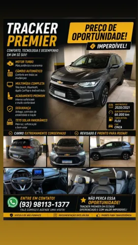 Chevrolet Tracker Premier 1.2 Turbo 12V Flex AUT 2021
