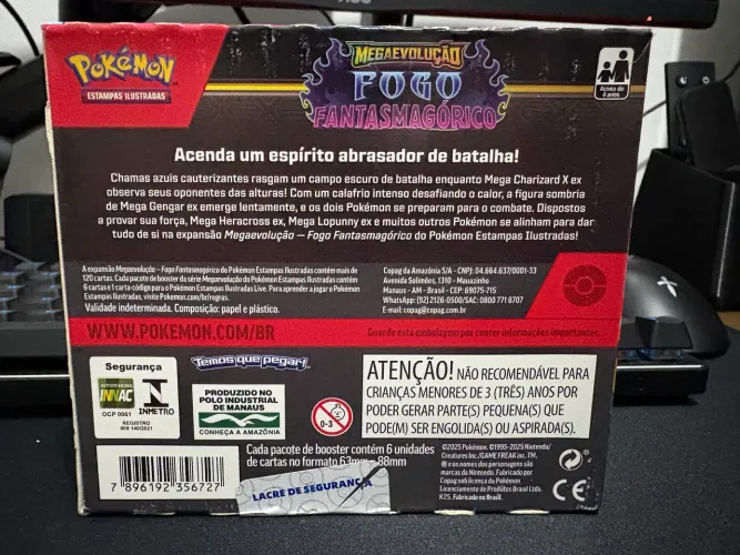 Pokémon Box Booster Fogo Fantasmagórico