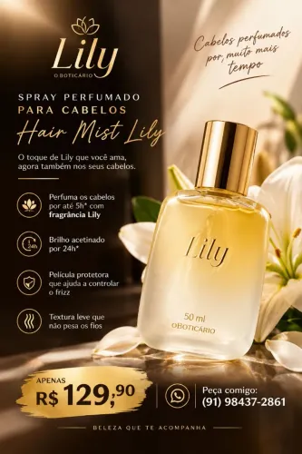 Perfume para cabelos