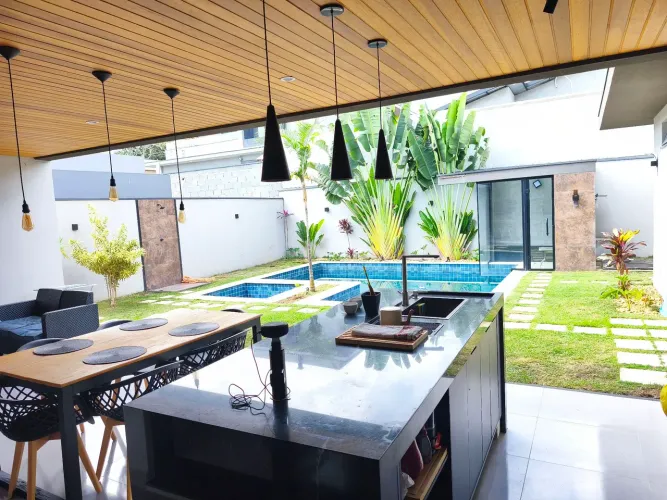 Casa terrea aampla Ecopark Bourbon| Piscina Sauna
